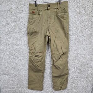 Brunt Work Pants Mens 30x30 Tan Stretch Canvas‎ Utility Rugged Workwear